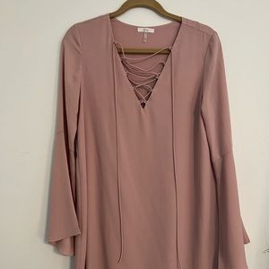 Beautiful blush long sleeve dress